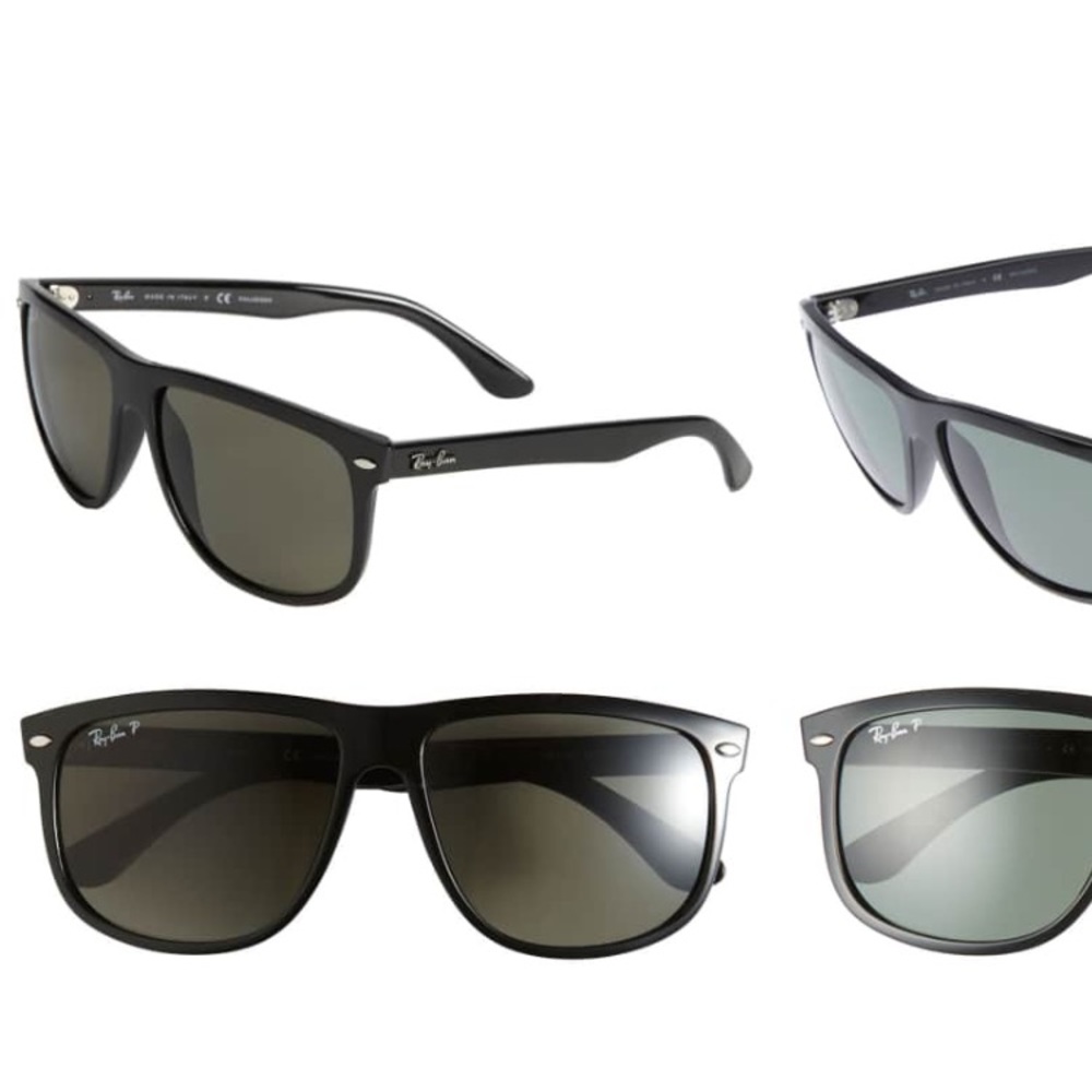 Ray Ban HighStreet 60 mm  flat top sunglasses